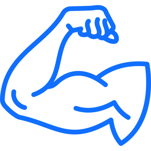 근육 Generic Blue icon