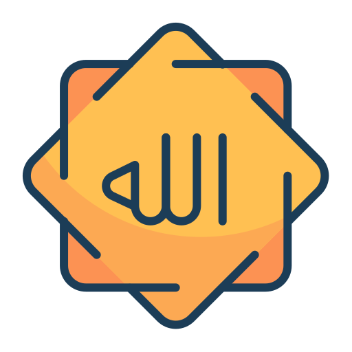 allah Generic Outline Color icoon