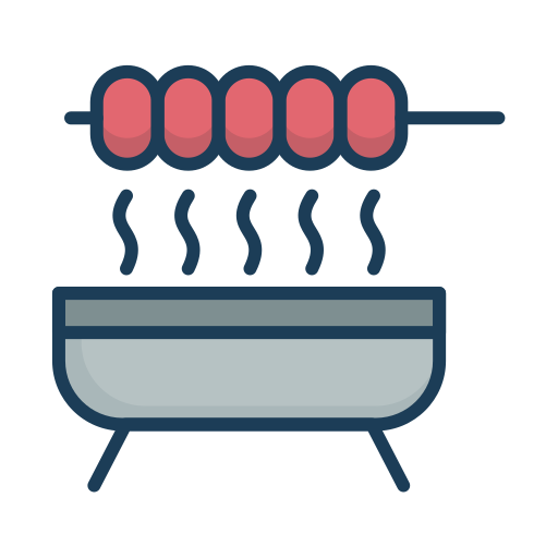 satay Generic Outline Color Icône