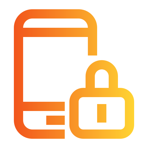 Mobile password Generic Gradient icon