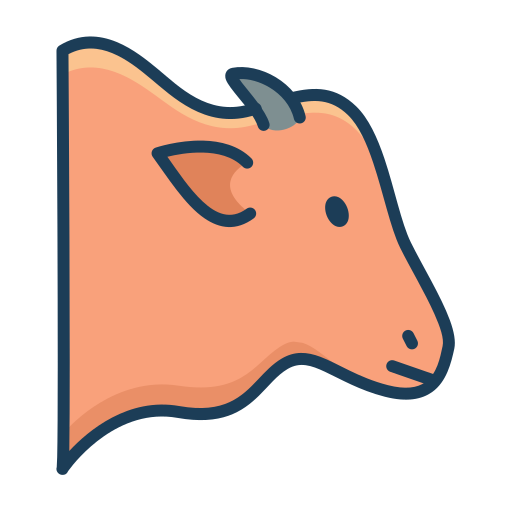 krowa Generic Outline Color ikona