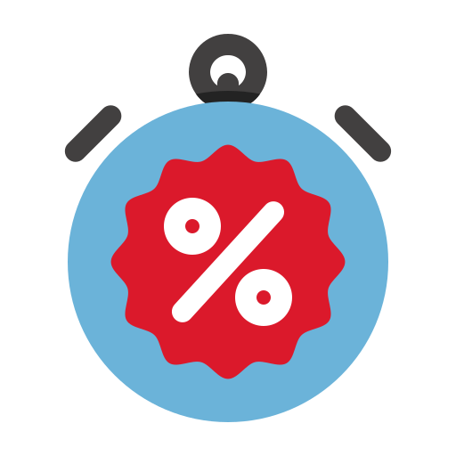 Sale time Generic Flat icon