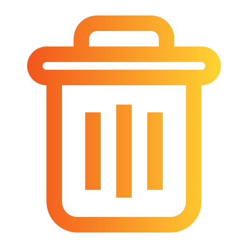 Trash can Generic Gradient icon