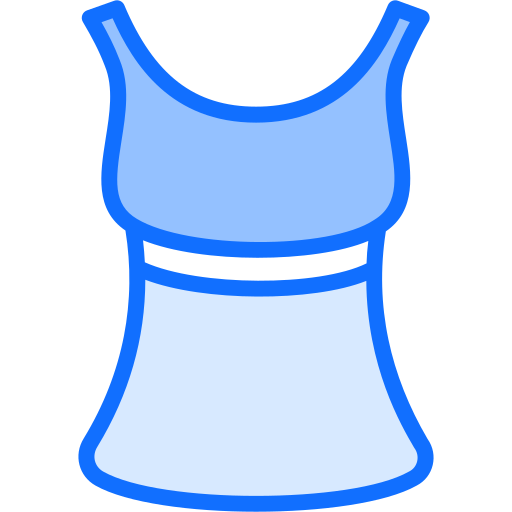 vrouwelijke jurk Generic Blue icoon