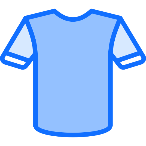 t-shirt Generic Blue Icône