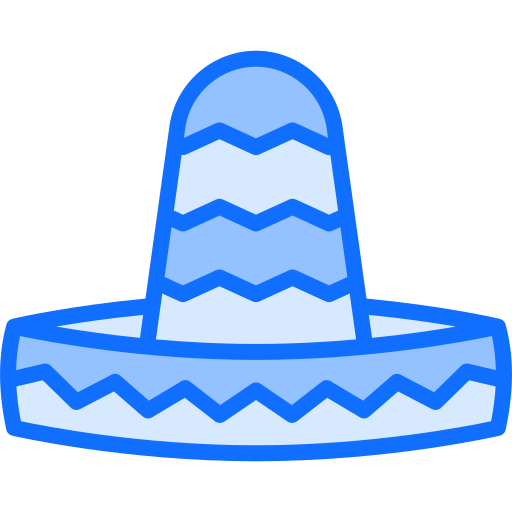 mexicaanse hoed Generic Blue icoon