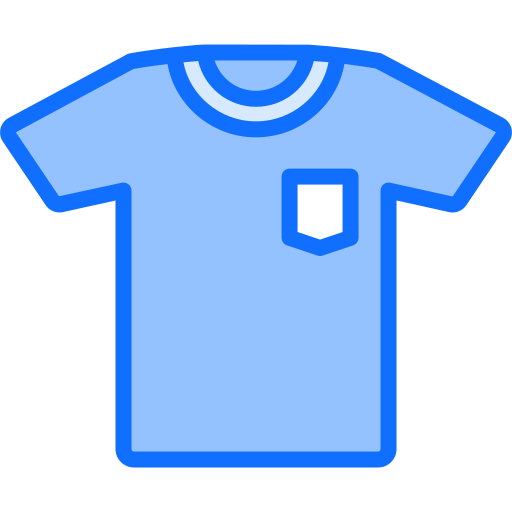 camiseta de manga corta Generic Blue icono
