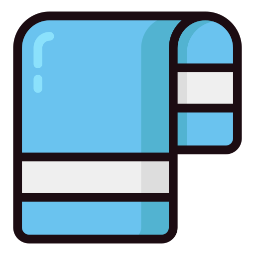 badetuch Generic Outline Color icon