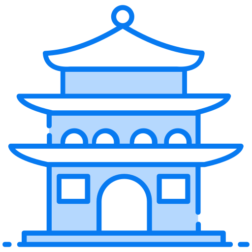 pagoda Generic Blue ikona