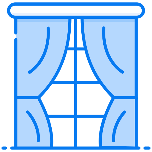 カーテン Generic Blue icon