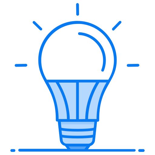 Light bulb Generic Blue icon
