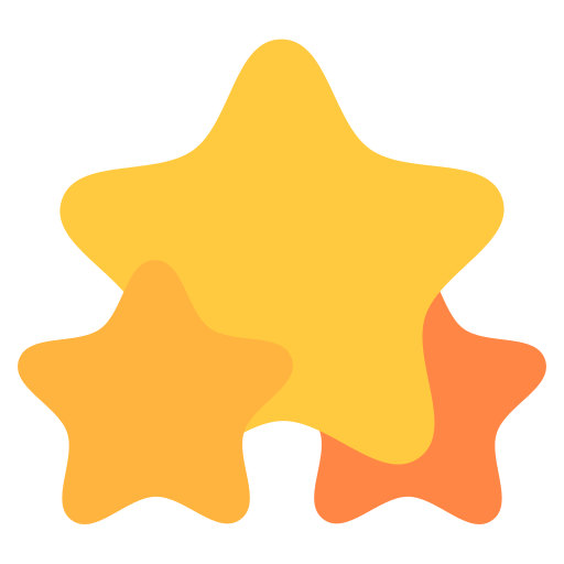 sterren Generic Flat icoon