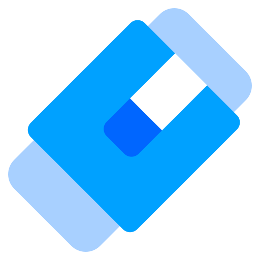 삭제 Generic Blue icon