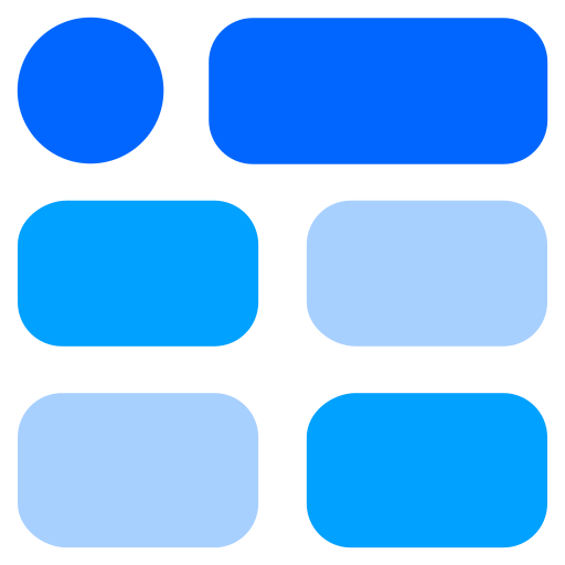 blocs Generic Blue Icône