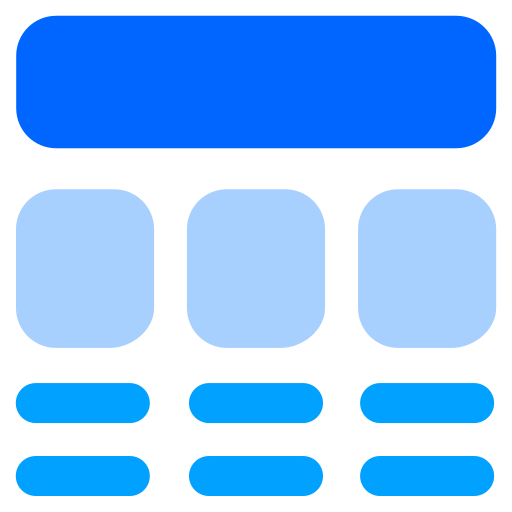 교수 Generic Blue icon