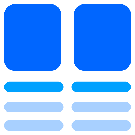 interface utilisateur Generic Blue Icône