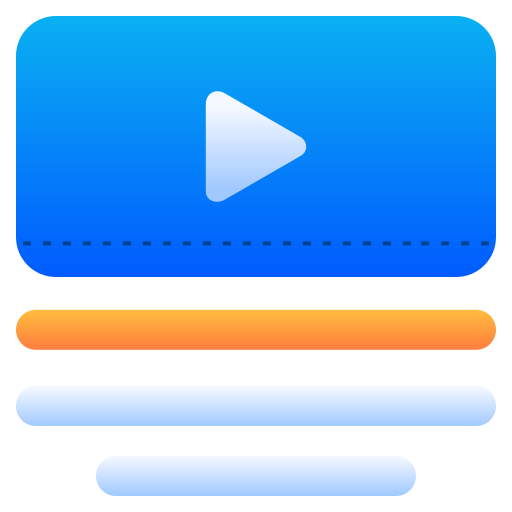 multimedia Generic Flat Gradient icono