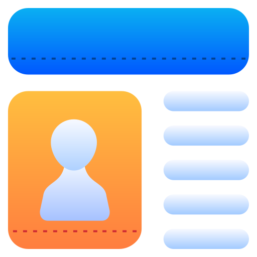 Profile image Generic Flat Gradient icon