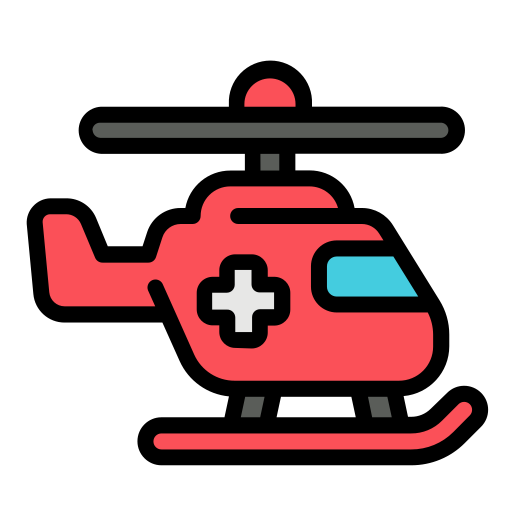 helikopter Generic Outline Color icoon