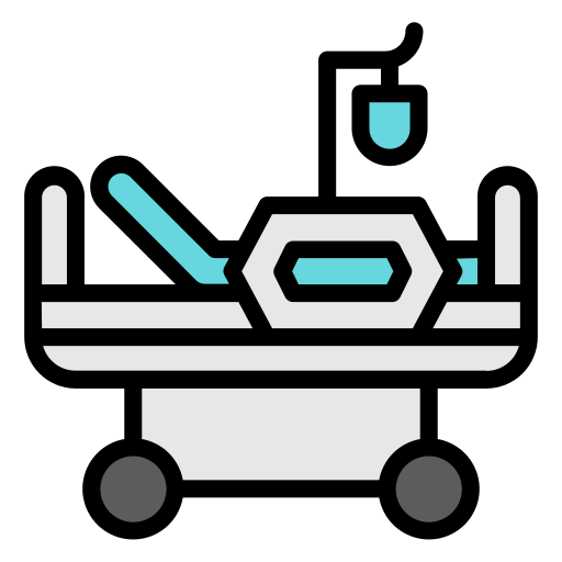 Medical bed Generic Outline Color icon