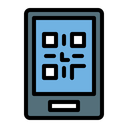 qrコード Generic Outline Color icon