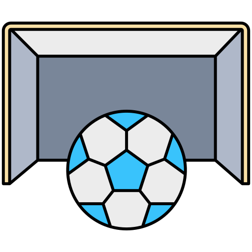 voetbal Generic Thin Outline Color icoon