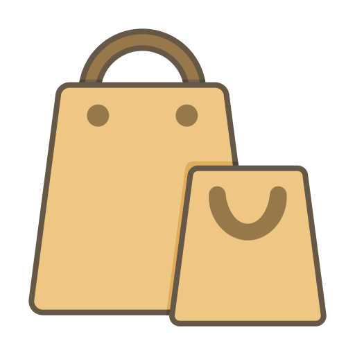 sacs à provisions Generic Outline Color Icône