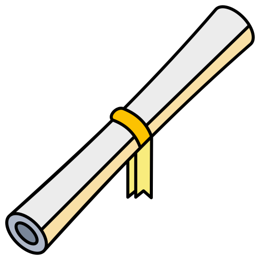 diplom Generic Thin Outline Color icon