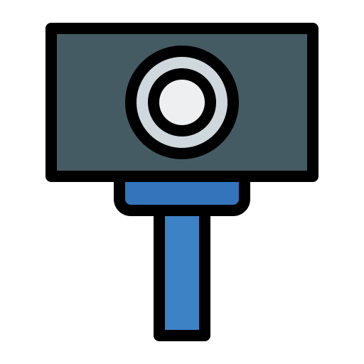 ウェブカメラ Generic Outline Color icon
