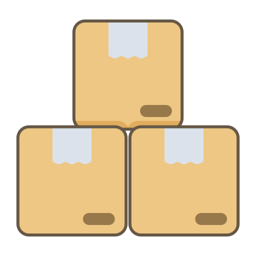 Packages Generic Outline Color icon