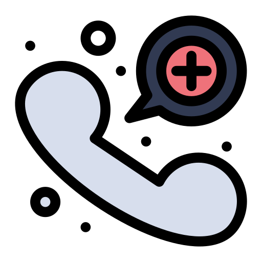 電話 Generic Outline Color icon