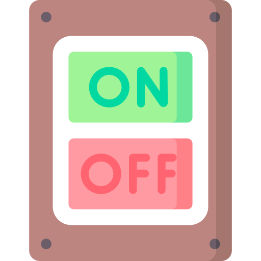 On off Special Flat icon