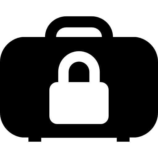 Briefcase lock  icon