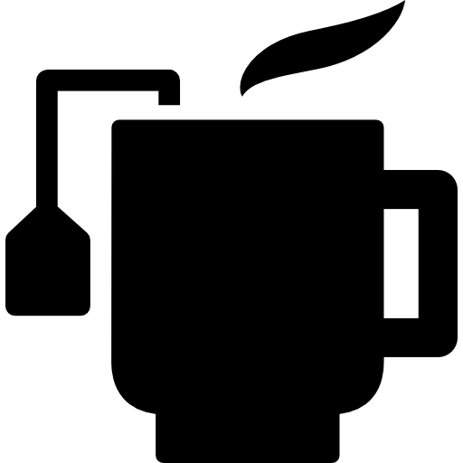 xícara de chá de ervas  Ícone