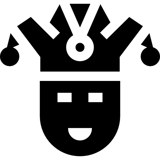 bufón Basic Straight Filled icono