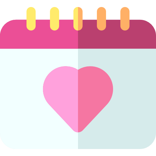 Date Basic Rounded Flat icon