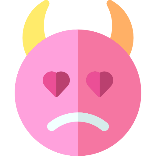 Demon Basic Rounded Flat icon