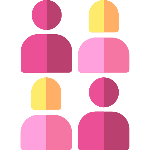 gruppe Basic Rounded Flat icon
