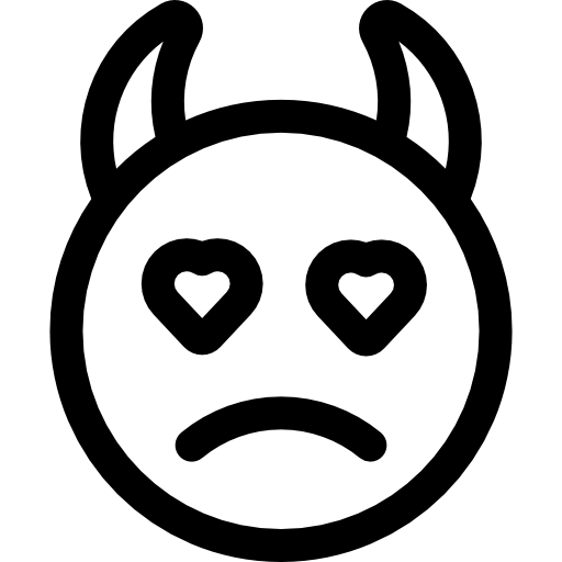 demone Basic Rounded Lineal icona