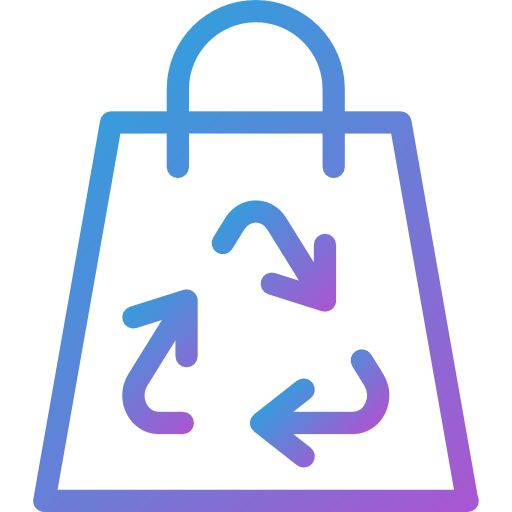 Recycled bag Dreamstale Gradient icon