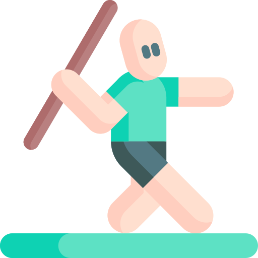 Javelin throw Special Flat icon