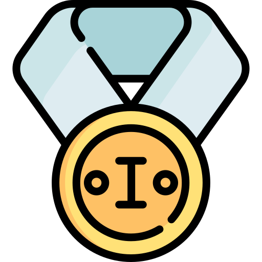 medalla de oro Special Lineal color icono