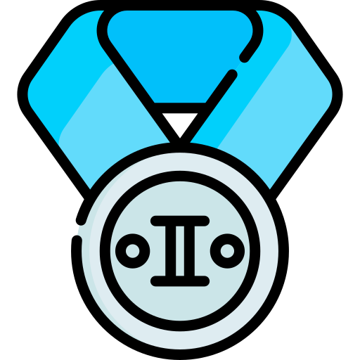 medalla de plata Special Lineal color icono