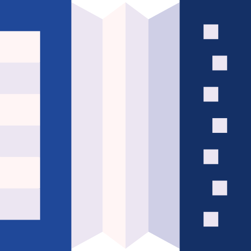 Accordion Basic Straight Flat icon