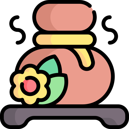 kräutermassage Special Lineal color icon