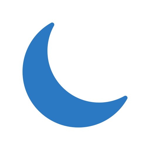 Crescent Generic Blue icon