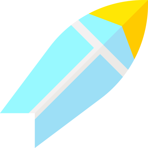 surfbrett Basic Straight Flat icon