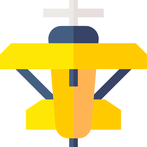avión pequeño Basic Straight Flat icono