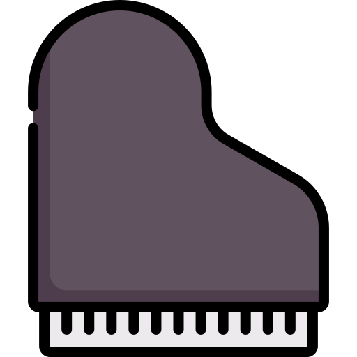 Grand piano Special Lineal color icon