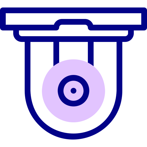 cctv Detailed Mixed Lineal color icon